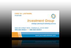 managing-personal-investments-business card-template